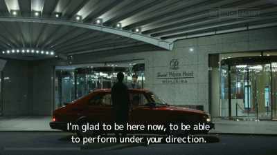 I'm glad to be here now, to be able
to perform under your direction. - Drive My Car