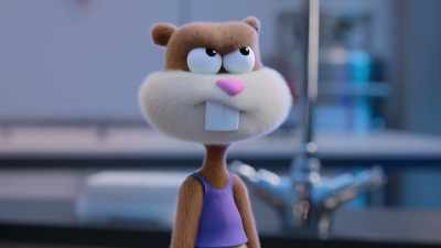 I'm so glad you brought our prized trophy - Saving Bikini Bottom: The Sandy Cheeks Movie