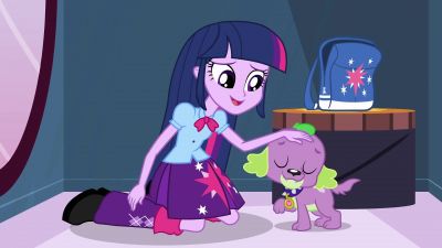 I'm glad you followed me here Spike - My Little Pony: Equestria Girls
