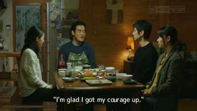 "I'm glad I got my courage up." - Drive My Car