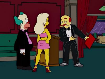 I'm so glad you washed that stupid logo off your head. - The Simpsons