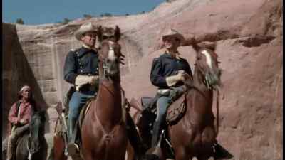 I'm glad we're out of that canyon. - Escape from Fort Bravo