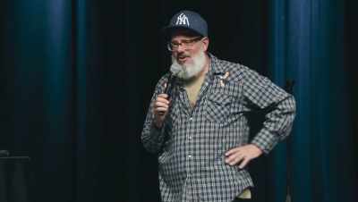 I'm glad my wife made
the appointment here, you know." - David Cross: Oh Come On
