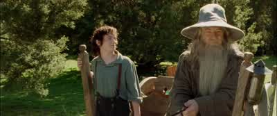 - I'm glad you're back. - The Lord of the Rings: The Fellowship of the Ring