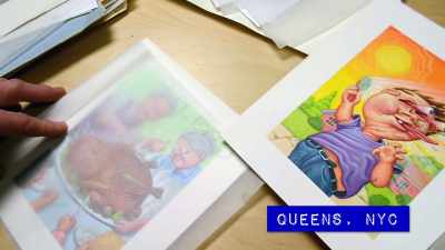 I'm going back to these I
loved doing them, but these are - 30 Years of Garbage: The Garbage Pail Kids Story