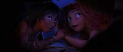 I'm going to fall asleep
and dream about our home. - The Croods: A New Age