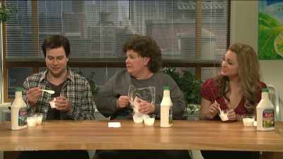 ‫I'm going to go to sleep now.
‫Bon appetit.
‫[ Applause ] - SNL50: The Anniversary Special