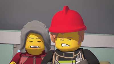 I'm going!
[grunts] - LEGO City Adventures