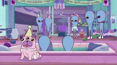 I'm going to handpat this creature,
because it's perfect. - Strange Planet