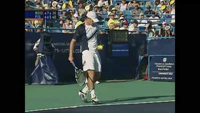 I'm going, "He's gonna sell out forehand.
I know he is." - Untold: Breaking Point