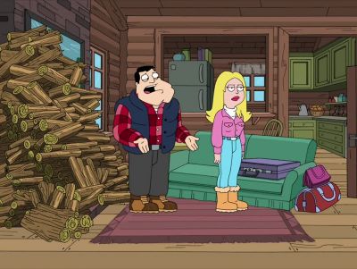 - I'm going home.
- What? - American Dad!
