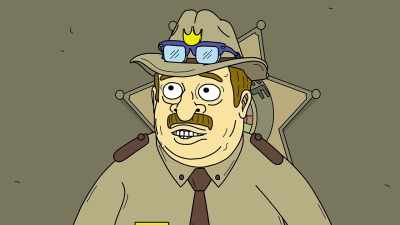 I'm going to live in the woods
with my son, wolf boy. - Momma Named Me Sheriff