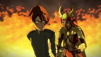 I'm going to uncuff you now
so you can speak. - The Dragon Prince