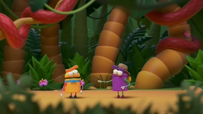 -I'm going this way, you go that way.
-That's my way. I said it first. - StoryBots: Answer Time