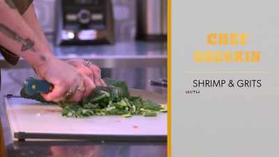I'm gonna be making shrimp and grits - Secret Chef