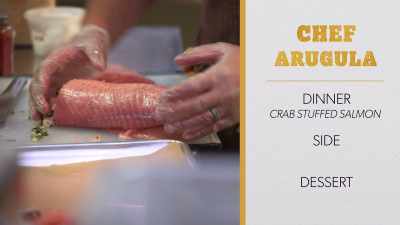 I'm gonna do a salmon roulade - Secret Chef