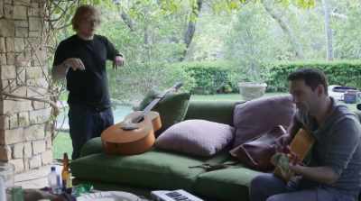 - I'm gonna finish this song.
- Work away. - Songwriter