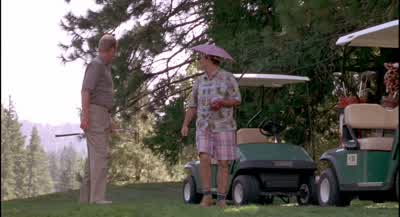 LARRY I'M GONNA GIVE US BOTH 2s BACK THEREWE WEREN'T IN ANY KIND OF EMOTIONAL STATE TO PUTT - Space Jam