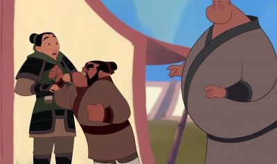 I'm gonna hit you so hard it'll make your ancestors dizzy - Mulan