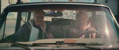 - I'm gonna pull over so you can just eat.
- Oh my God. - Will & Harper