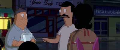 I'm gonna run down
to the wharf, - The Bob's Burgers Movie