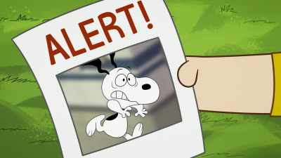 I'm guessing that mustache
has something to do with this? - Snoopy in Space