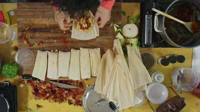 I'm guessing we probably
need about, like, 15 minutes
to steam them. - No Recipe Road Trip With the Try Guys