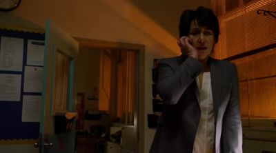 I'm guessing that
she's been in a car accident - The Strain