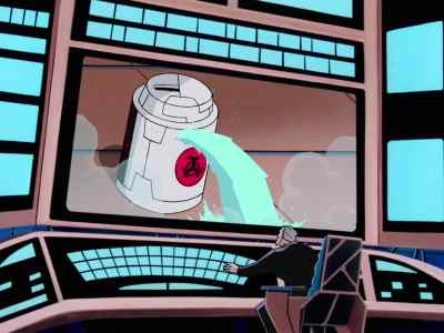 I'm guessing that's bad. - Batman Beyond