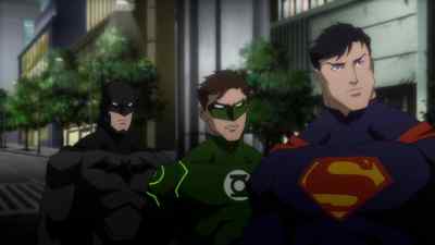 - I'm guessing that's the bad guy.
- Lucky guess. - Justice League: War