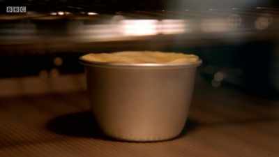 I'm happy with how the pudding
is looking. - Britain's Best Home Cook