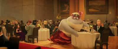 I'm having a babyIs there a doctorOr perhaps several security guardsthat could leave their post and help me - The Bad Guys