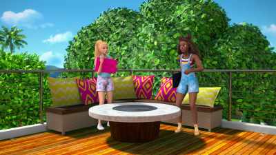 I'm helping Teresa
with the pet self-athon - Barbie: A Touch of Magic