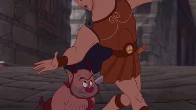 I'm Hercules andI happen to be a hero - Hercules