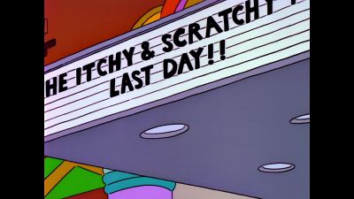 I'm here at the Springfield
Aztec Theater - The Simpsons
