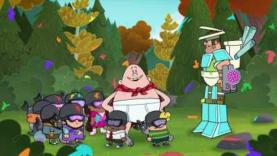 I'm here to chew gum and flush toilets. - The Epic Tales of Captain Underpants