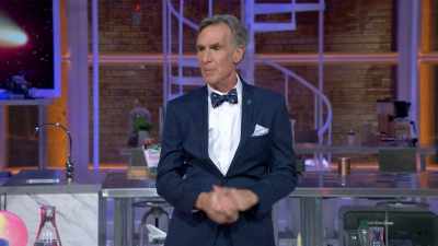I'm here, dare I say it,
to save the world. - Bill Nye Saves the World
