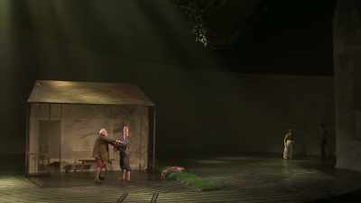 ― I'm here! Hold my hand.
― No, I must run! - Great British Theatre