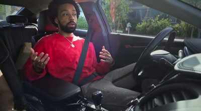 I'm here for moral support.
[laughter] - Sweet Life: Los Angeles