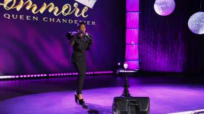 I'm hitting him back like,
"Yo, get the dog." - Sommore: Queen Chandelier