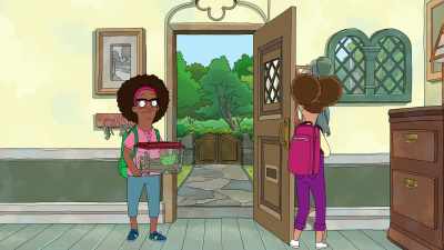 I'm home. Hazel from science class
is with me. We have to finish a project. - Central Park