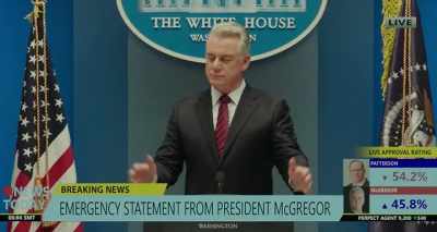 I'm hoping my presidential status will
keep me from getting indicted, - Take Point
