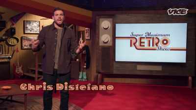 I'm your host,
Chris Distefano, - Super Maximum Retro Show
