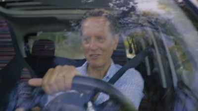 I'm hugely excited
to be driving towards - Write Around the World with Richard E Grant