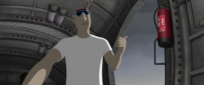 I'm... I'm the pilot. I'm just a pilot. - Ruben Brandt: A Gyűjtő