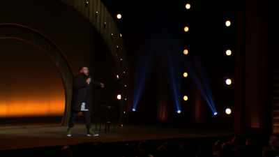 I'm in Birmingham, UK.
I asked a guy in the front row, - Mo Amer: The Vagabond