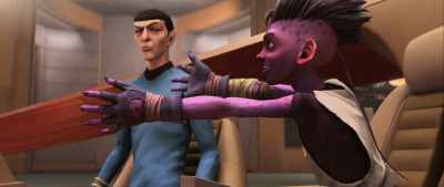 I'm in command,
so I'm allowed to... - Star Trek: Prodigy