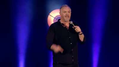 I'm in. Fucking stop talking
about your mega fat kid. - Greg Davies: You Magnificent Beast