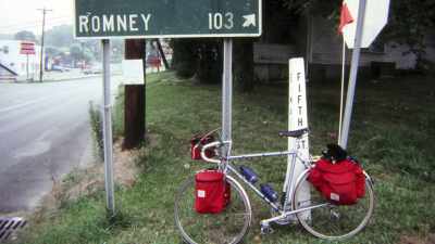 I'm in Romney, West Virginia - Shadow of a Wheel