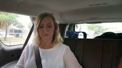 I'm in the front seat
between two Federales, - A Friend of the Family: True Evil
